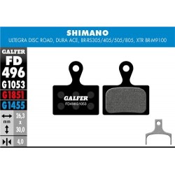 Pastillas Freno Galfer Standard Shimano Ultegra Disc, Dura-Ace, BRRS305,RS405,RS805, XTR BRM9100 (2p)