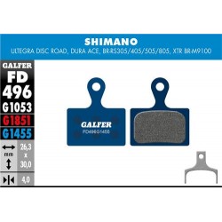 Pastillas Freno Galfer Road Shimano Ultegra Disc, Dura-Ace, BRRS305,RS405,RS805, XTR BRM9100 (2p)