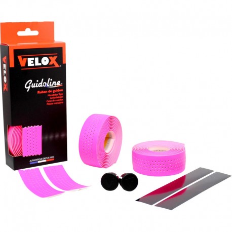 Cinta Manillar Velox Soft Micro Perforada Rosa Fluor
