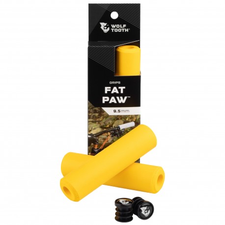 Puños Wolf Tooth Fat Paw Silicona Amarillo