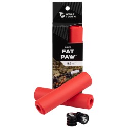 Puños Wolf Tooth Fat Paw Silicona Rojo