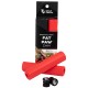 Puños Wolf Tooth Fat Paw Cam Silicona Rojo