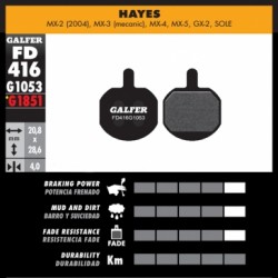 Pastillas Freno Galfer Standard Hayes MX2-MX3-GX2