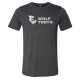 Camiseta Wolf Tooth Strata Logo Charcoal