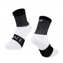 Calcetines Force Trace Negro-Blanco L-XL